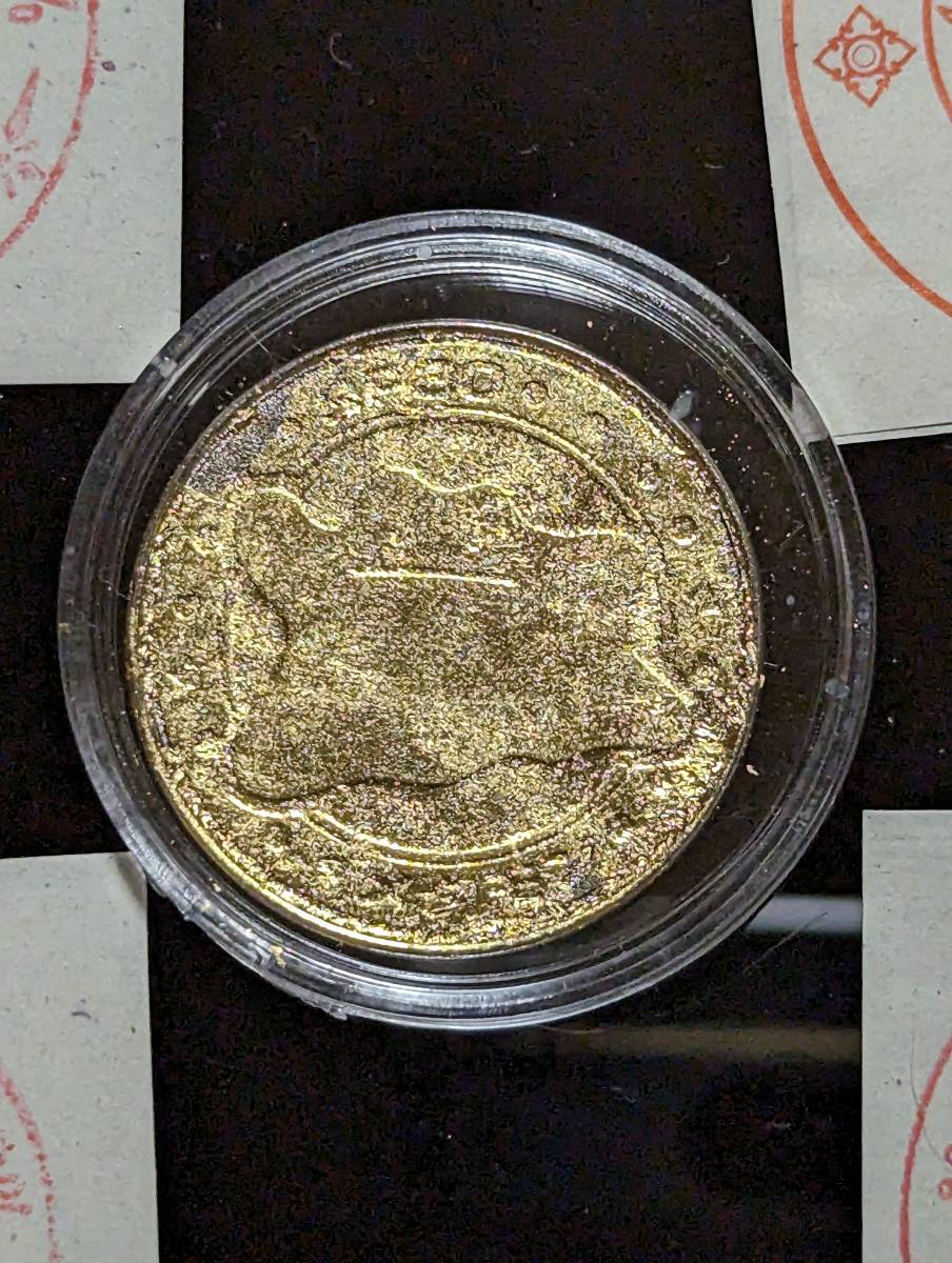 ポケモン　メタルコイン、メタモン、１００％GOLD、純金箔張り