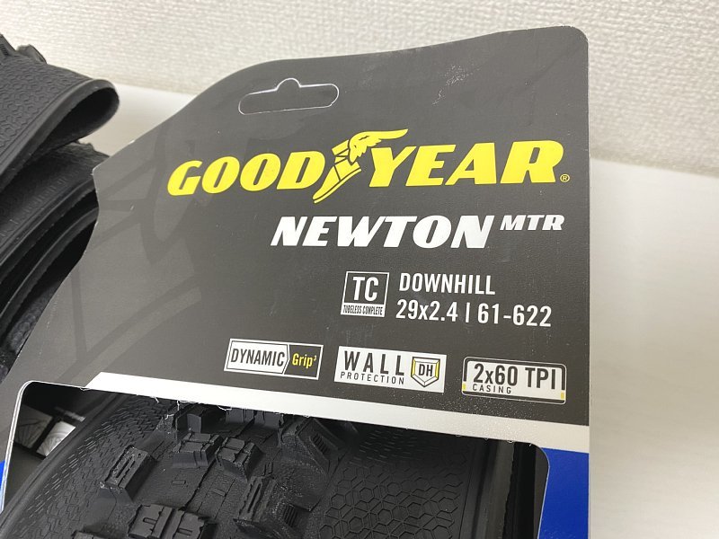 送料k込み■未使用 Goodyear Newton MTR ダウンヒルチューブレスタイヤ　29" x 2.4"　前後セット_画像2