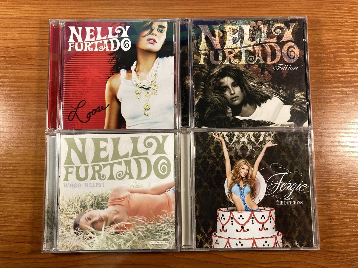 W4483 ネリー・ファータド/ファーギー CD アルバム 4枚セット Nelly Furtado Fergie