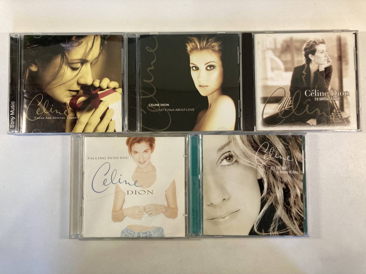 W7621 セリーヌ・ディオン CD 5枚セット Celine Dion These Are Special Times S'il suffisait d'aimer All the Way... A Decade of Song