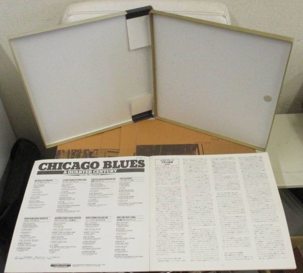 ## CHICAGO BLUES の25年 ## P-VINE 4LP BOX SET ## W/BOOKLET , OBI ##の画像2