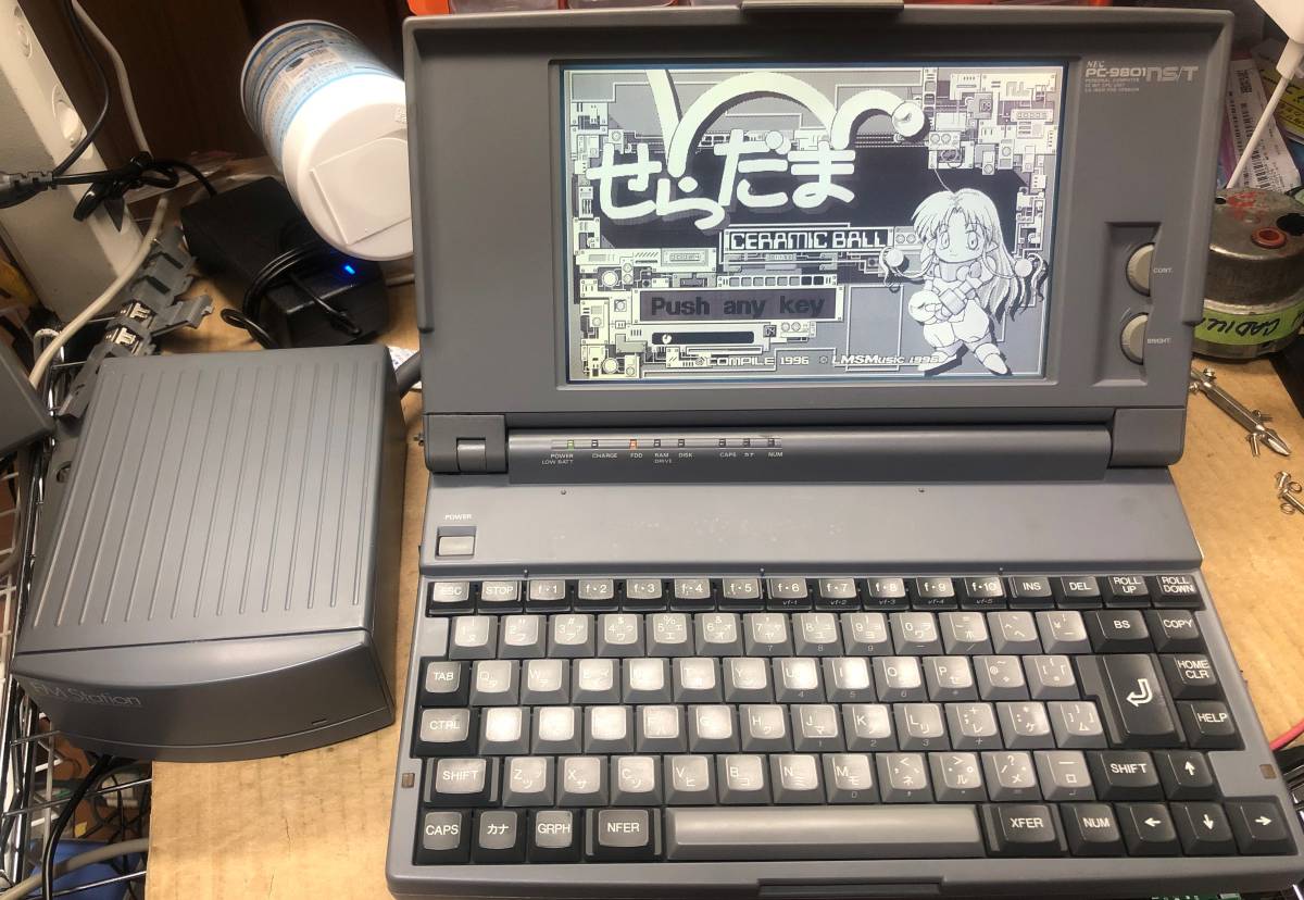 送料無料 PC-9801NS/t メンテ済完動品 FM音源&新品ダブル 送料無料 PC-9801NS/t メンテ済完動品 FM音源&新品ダブル