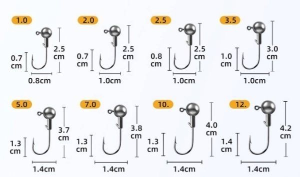 3g 10個 ジグヘッド ジグ おもり 鉛 釣り ライトゲーム 堤防 ルアー メバリング アジング バス釣り ブラックバス アジ ロックフィッシュ_画像8