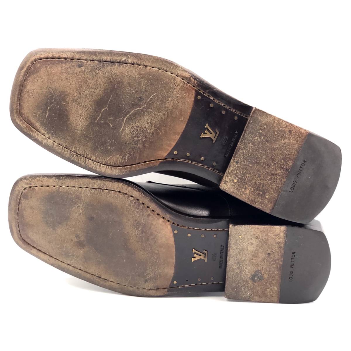 即決 Louis Vuitton ルイヴィトン 24 5cm 6 5 ST0949 メンズ レザー