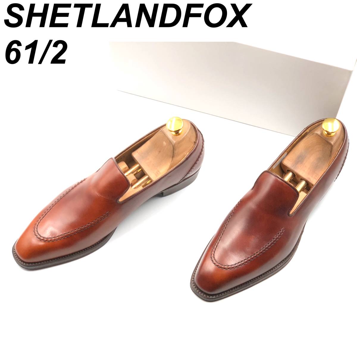 即決 未使用 SHETLANDFOX シェットランドフォックス 24 5cm 6 5 080F