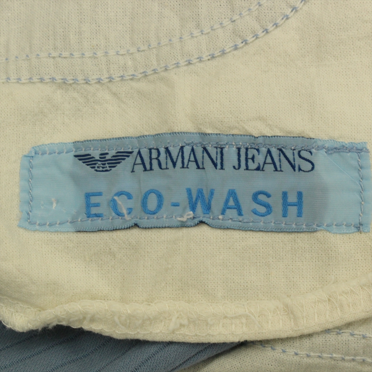 ▼ ARMANI JEANS アルマーニ ジーンズ ヴィンテージ コットンパンツ MADE IN ITALY TRADEMARK Sサイズ_画像8