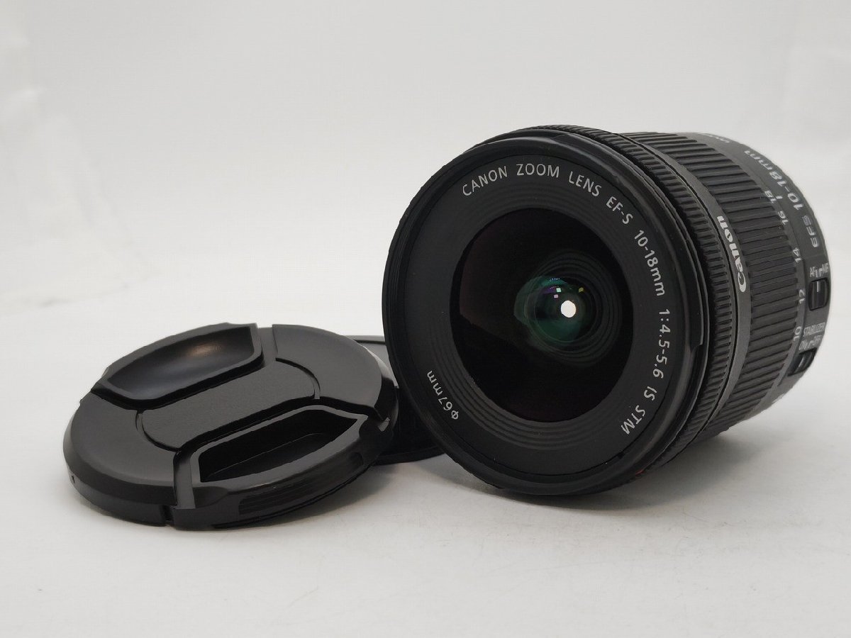 新しいスタイル IS F4.5-5.6 10-18ｍｍ EF-S Canon STM ② 美品 付