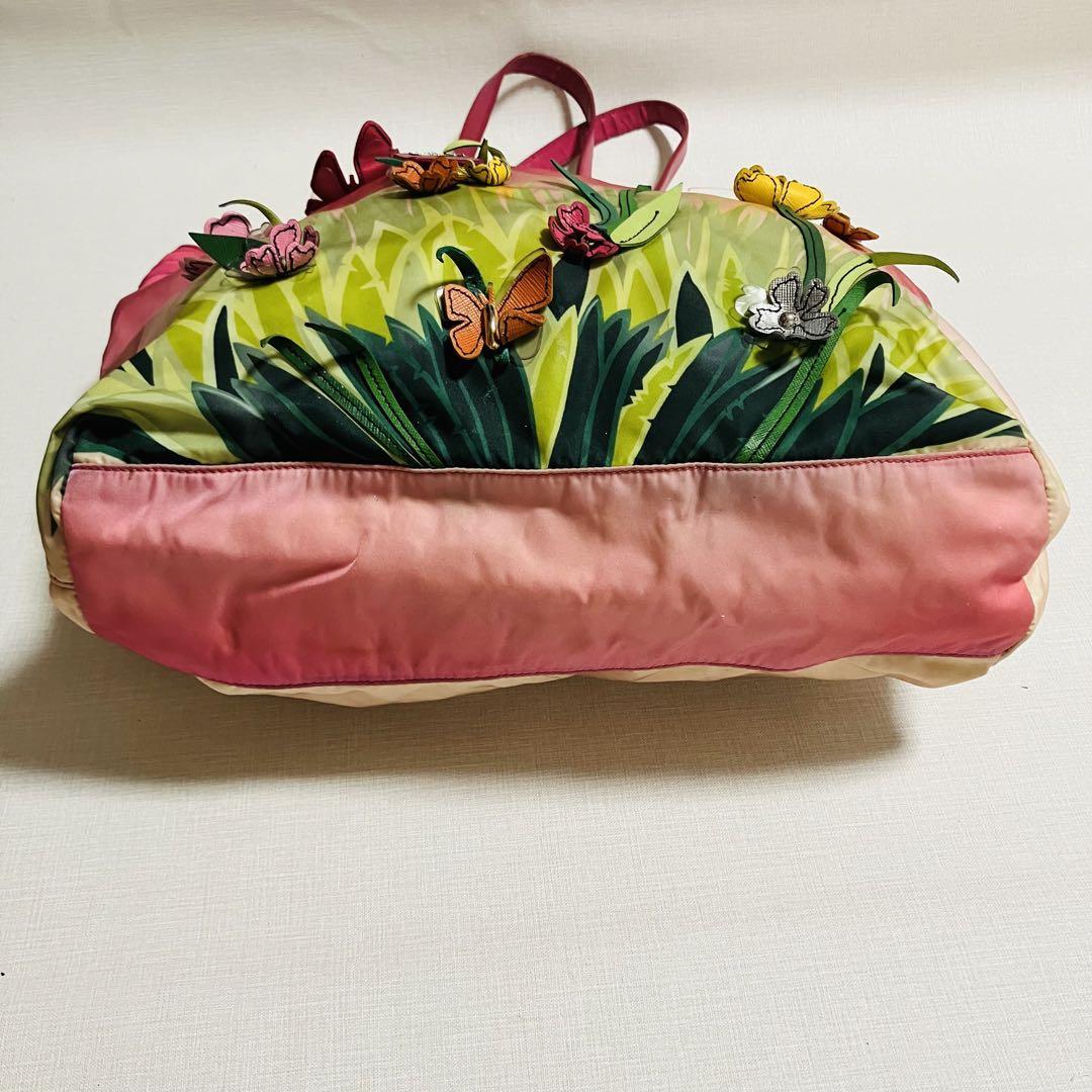プラダ PRADA トートバッグ ブランド ピンク 花柄|Yahoo!フリマ プラダ PRADA トートバッグ ブランド ピンク 花柄|Yahoo!フリマ