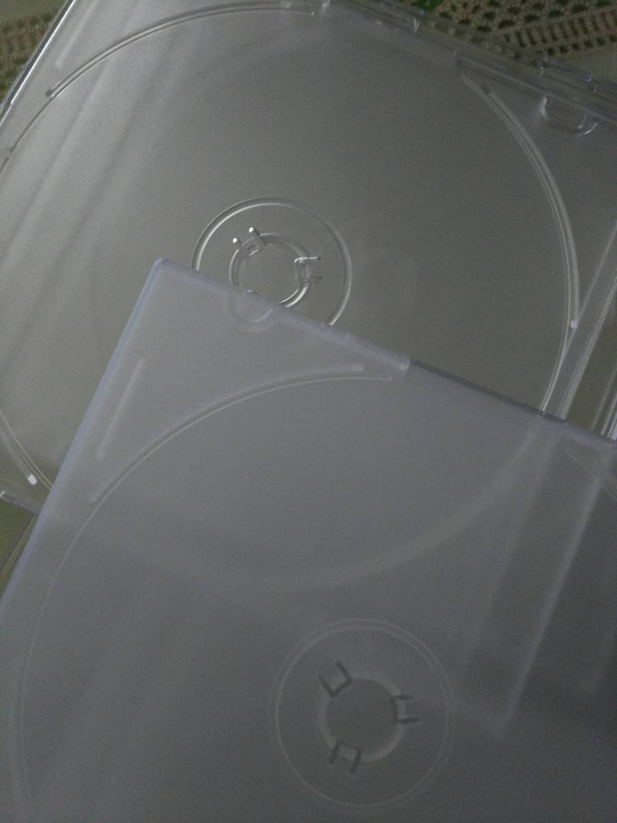 【 今すぐ落札・送料0 】 プラケース10枚セット DVD・CDなど / 薄型2タイプ ※他商品との同梱包「まとめて取引」不可 の画像1