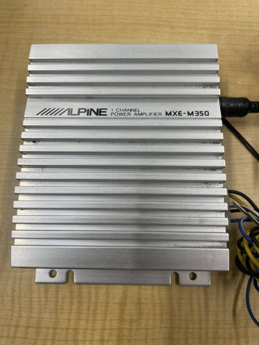  Alpine ALPINE power amplifier 1ch MXE-M350 center speaker for 5.1ch POWER AMPLIFIER
