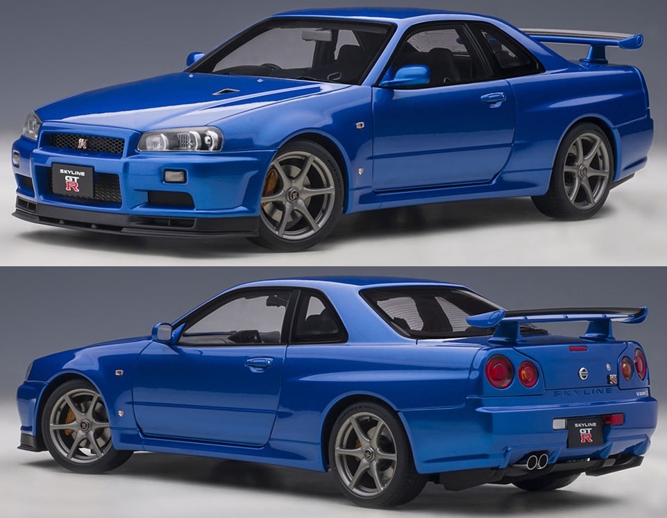 1/18 AUTO art 日産 スカイライン GT-R R34 VスペックII (ベイサイド