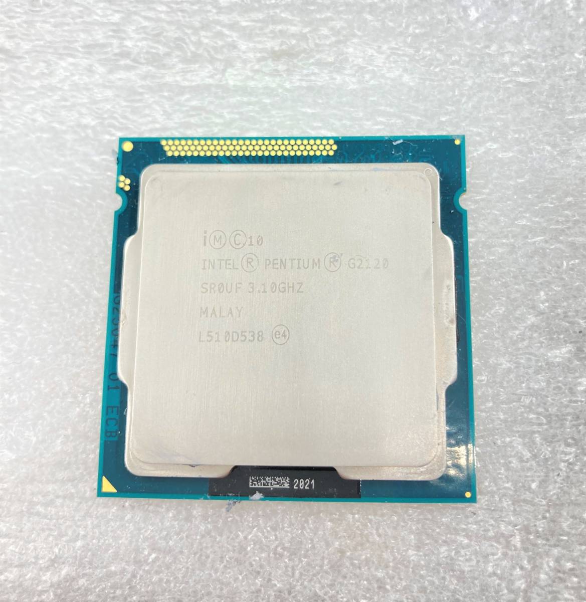 1個在庫あり　★Intel Pentium G2120 SR0UF 3.10GHz★　動作品　_画像1