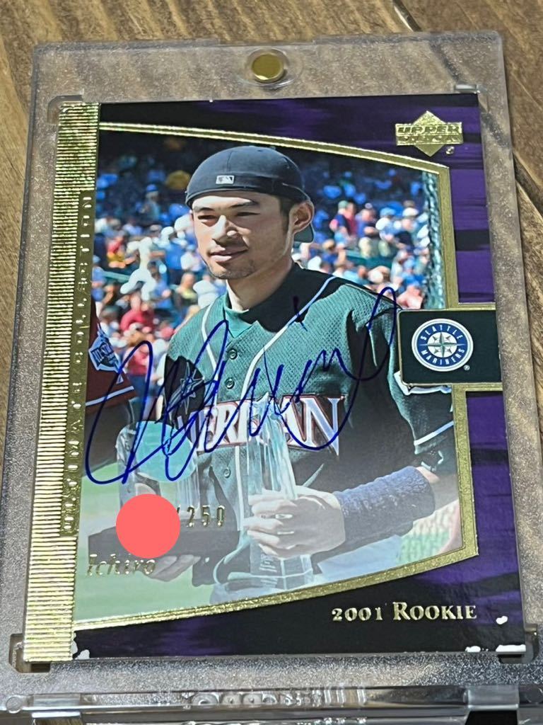 イチロー　2001年　ultimate collection 直筆サインカード ルーキー　大谷翔平　佐々木朗希_画像1