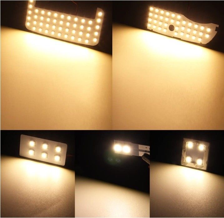 プリウス30系 α系 40系 LED ルームランプ 専用設計 車検対応 電球色 