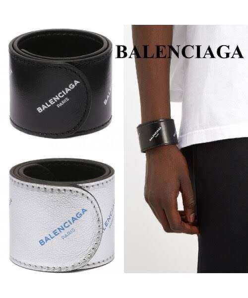 新品 箱付き BALENCIAGA バレンシアガ レザーサイクルブレスレット