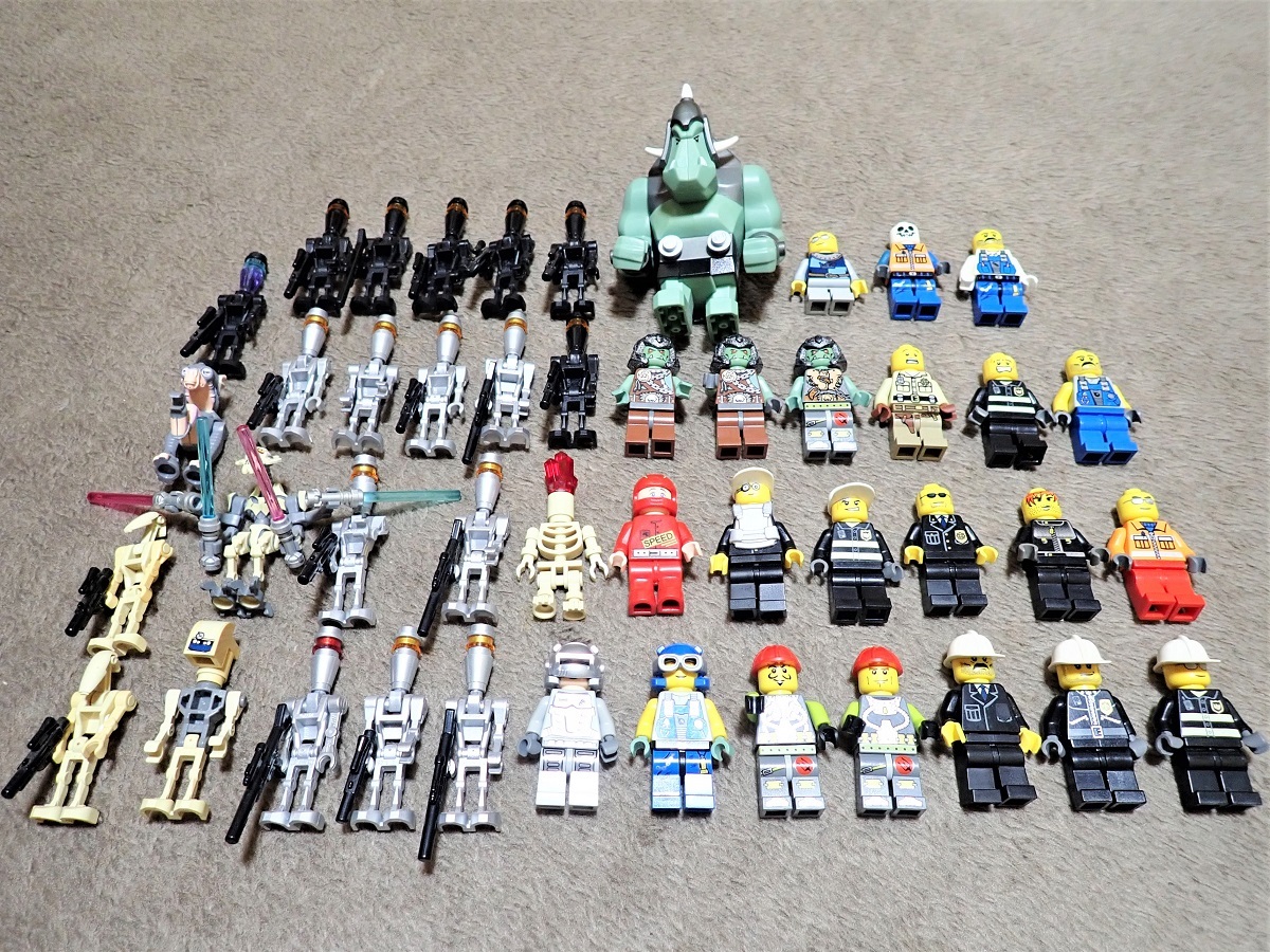 LEGOレゴブロック ミニフィグ45体セット! スターウォーズシリーズほか