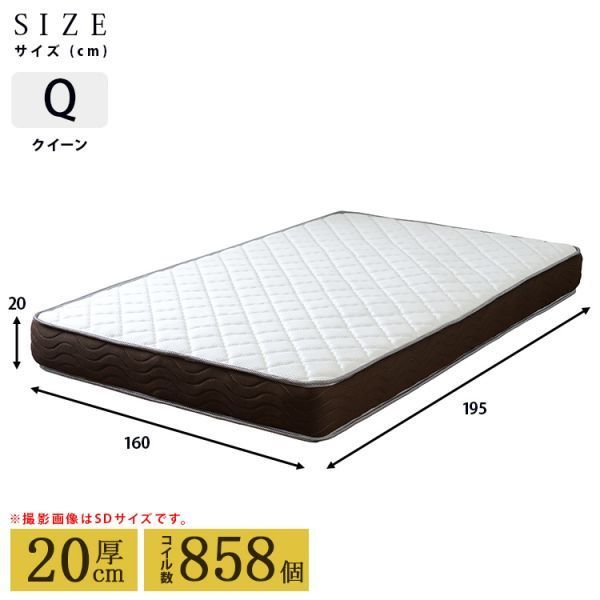  reversible Fit coil [SELECT] select pocket coil mattress Queen size 