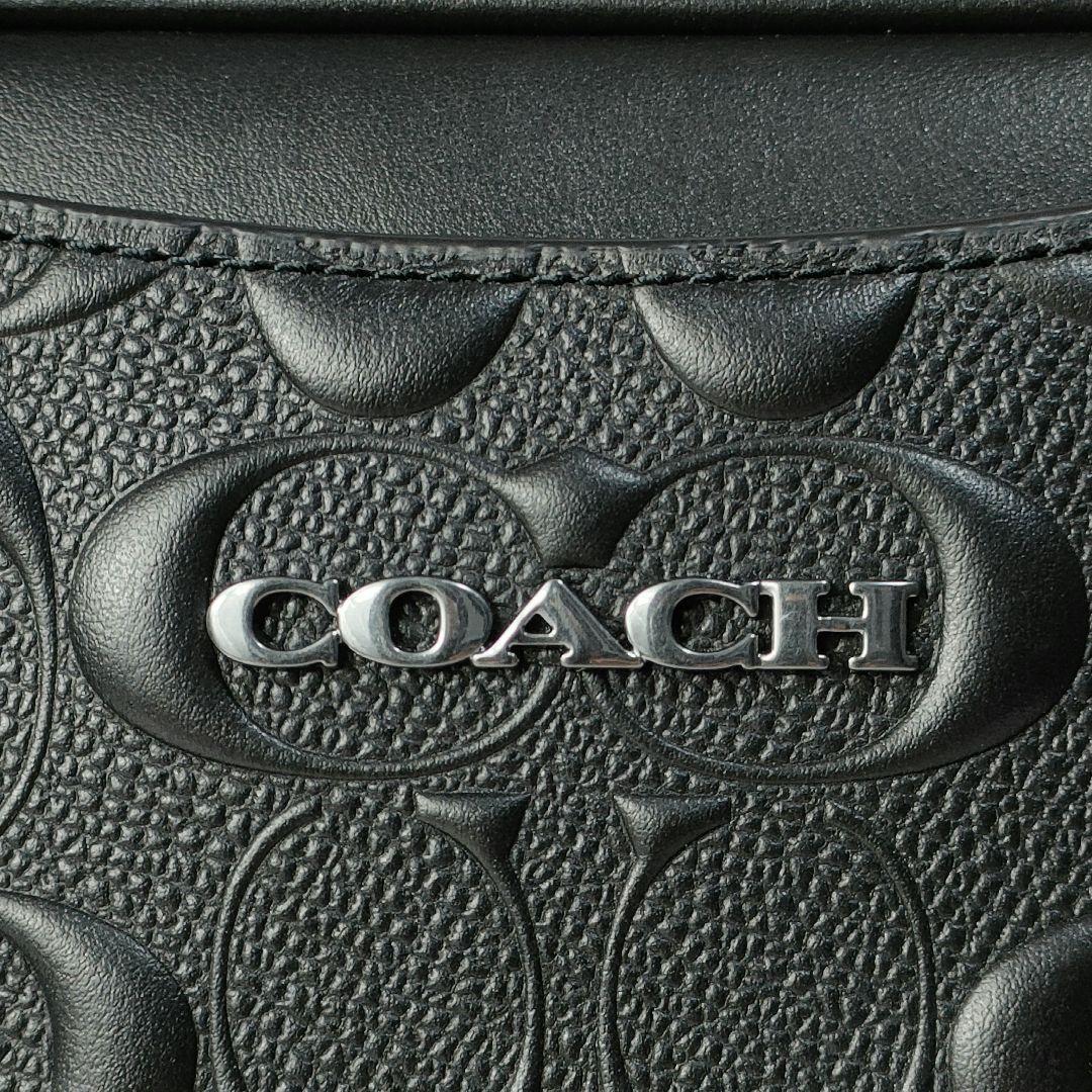 『未使用品』『溢れる高級感』 COACH コーチ シグネチャー グラハム スリム ブリーフケース 本革 ビジネスバッグ_画像3