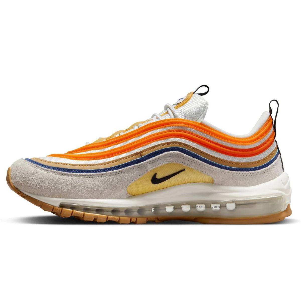 ☆NIKE AIR MAX 97 SE FRANK RUDY 淡白/オレンジ/青/黄土 25.0cm ナイキ エア マックス 97 SE フランク・ルディ DV2619-100_画像3