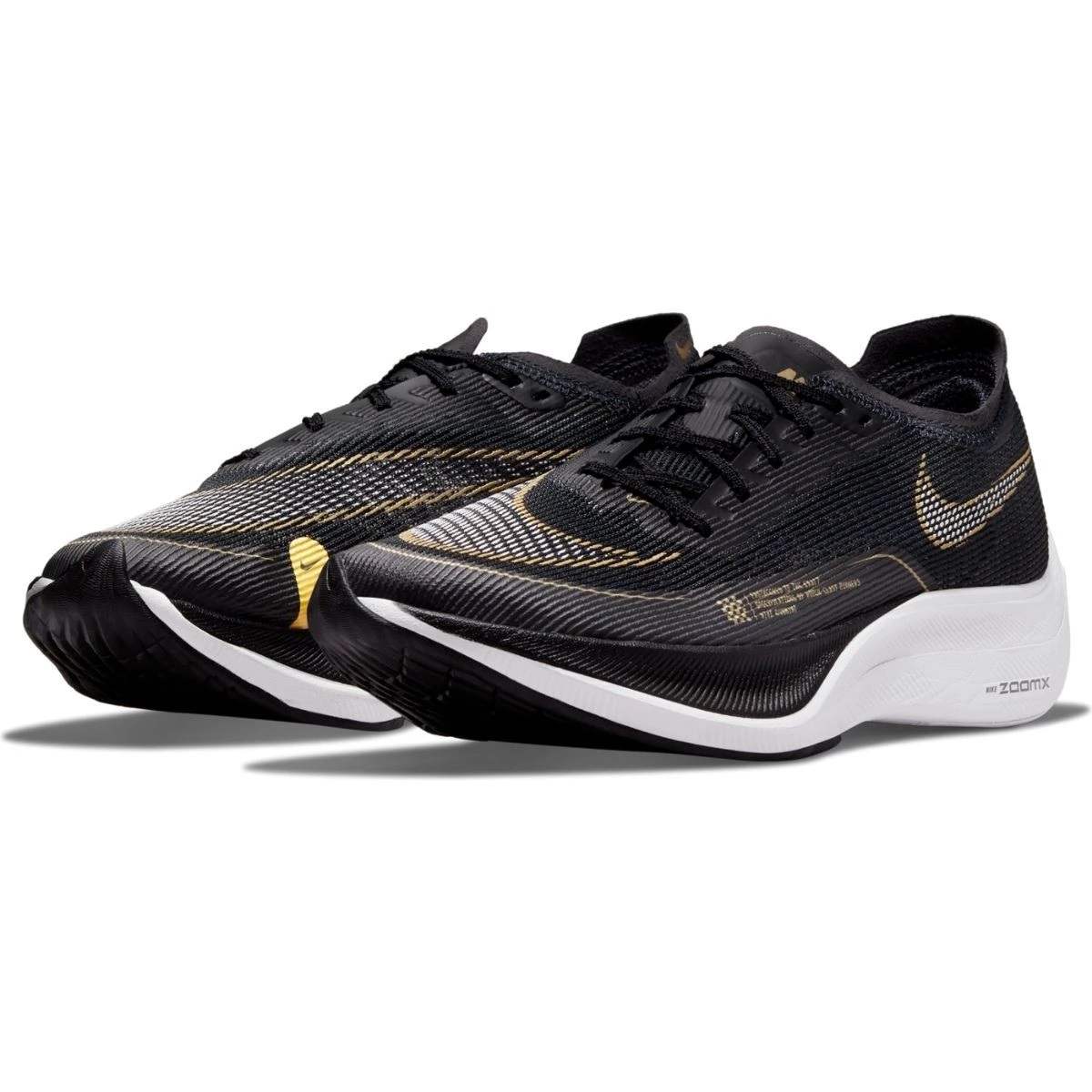 2022A/W新作☆送料無料】 ☆NIKE W ZOOMX VAPORFLY NEXT％ 2 黒/白/金