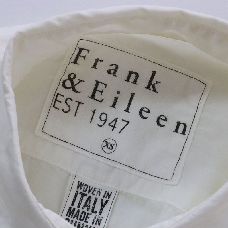 メンズ フランクアンドアイリーン Frank&Eileen LUKE コットンロングスリーブシャツ XS/ホワイト トップス【2400013509220】_画像10