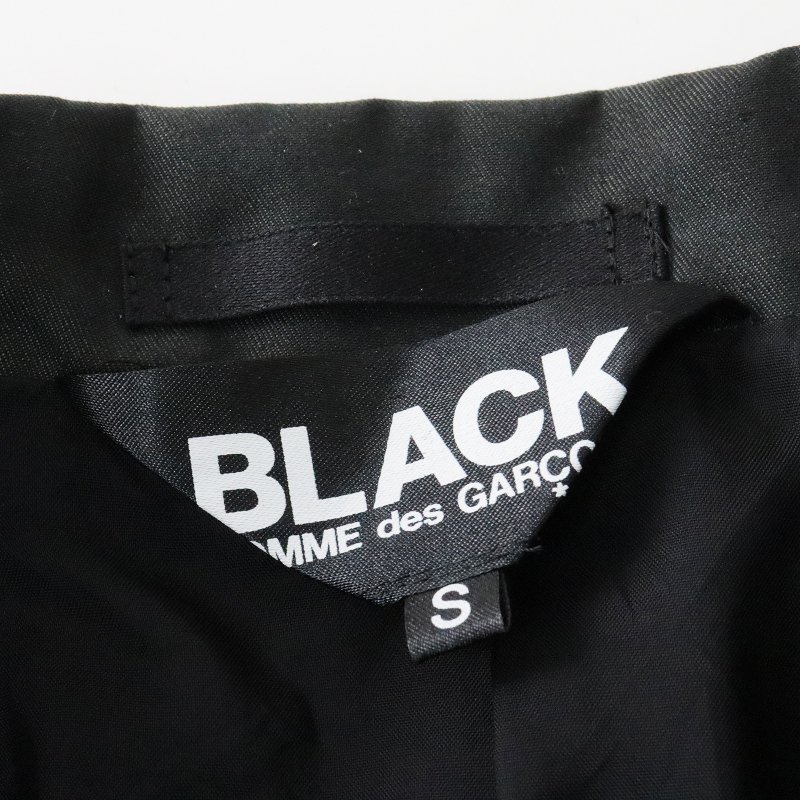  черный Comme des Garcons BLACK COMME des GARCONS хлопок полиэстер одиночный жакет S/ черный чёрный [2400013500760]