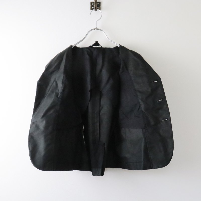  черный Comme des Garcons BLACK COMME des GARCONS хлопок полиэстер одиночный жакет S/ черный чёрный [2400013500760]