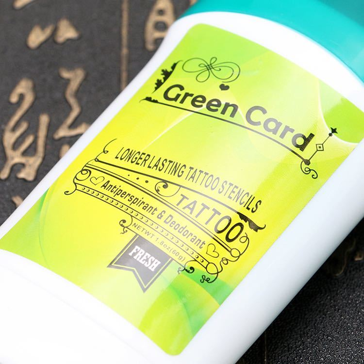 タトゥー 転写クリーム 60g × 2本 セット Green Card_画像4