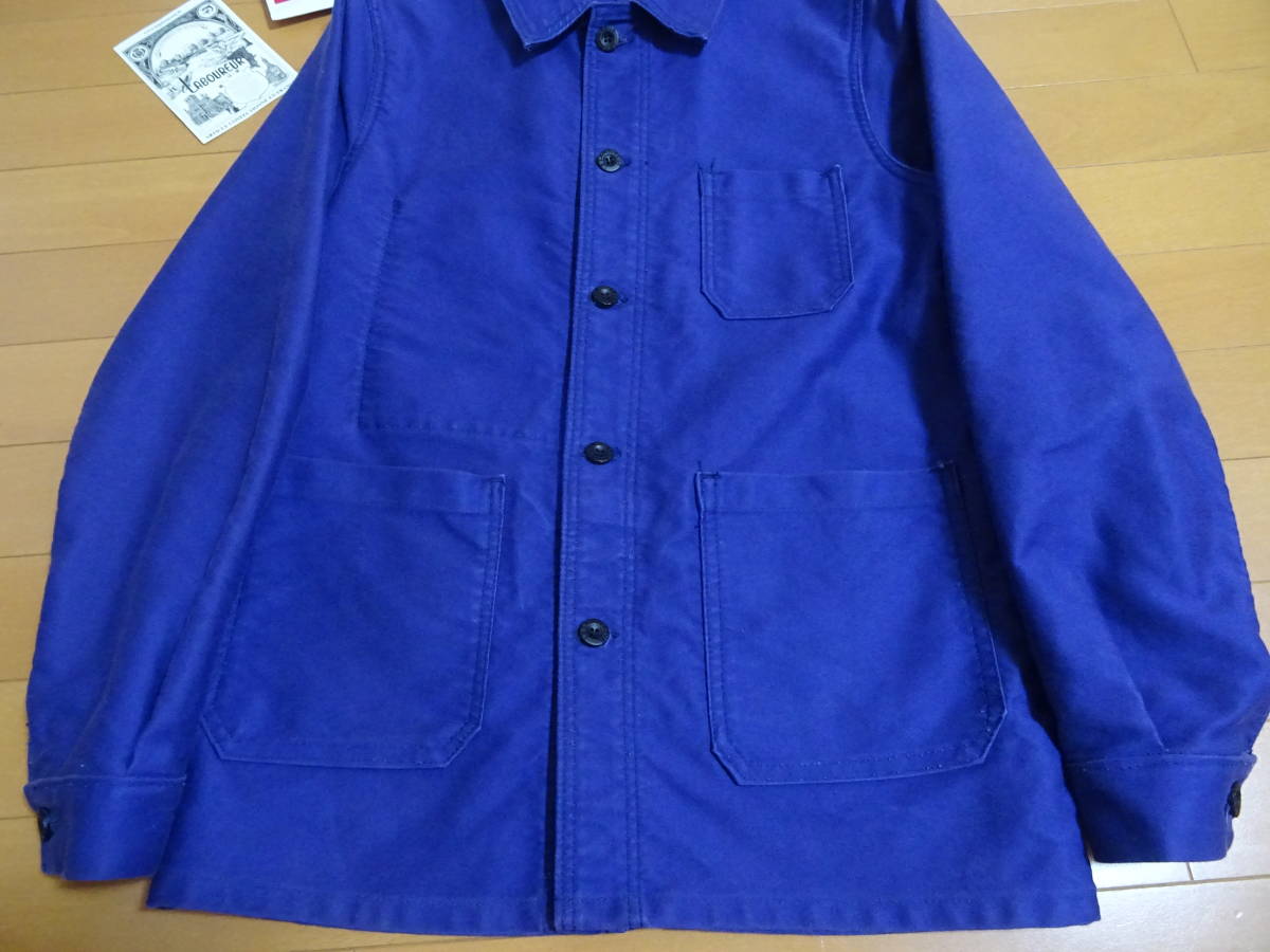 美品★ラブルールカバーオールネイビー紺サイズ1フランス製BSHOPモールスキン
