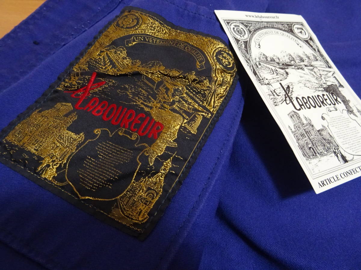美品★ラブルールカバーオールネイビー紺サイズ1フランス製BSHOPモールスキン