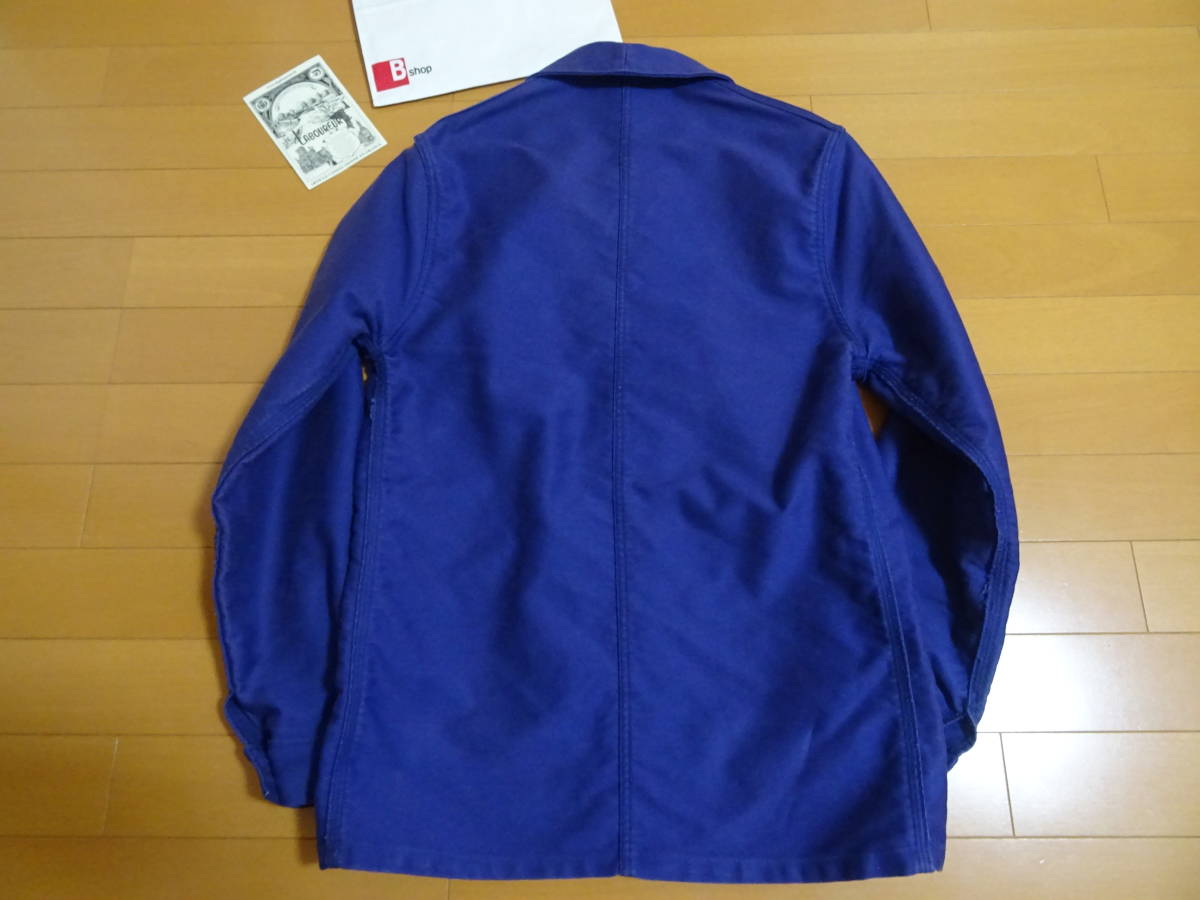 美品★ラブルールカバーオールネイビー紺サイズ1フランス製BSHOPモールスキン