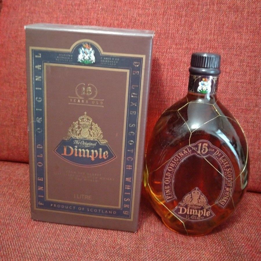 古酒 SCOTCHディンプル 15年 デラックス スコッチウイスキー Dimple 箱 