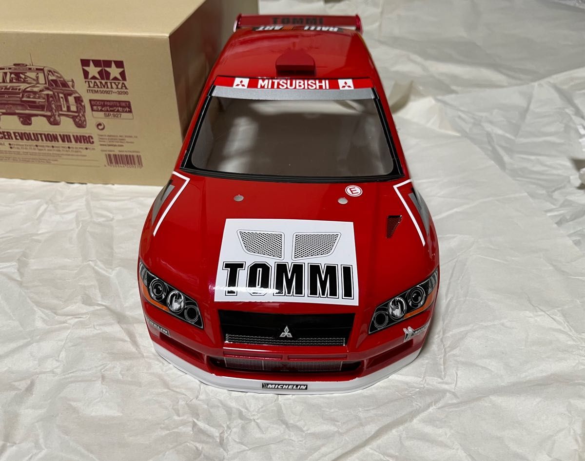 タミヤ 1/10 ランサーエボリューションⅦ WRC 塗装済 タミヤ 1/10 ランサーエボリューションⅦ WRC 塗装済