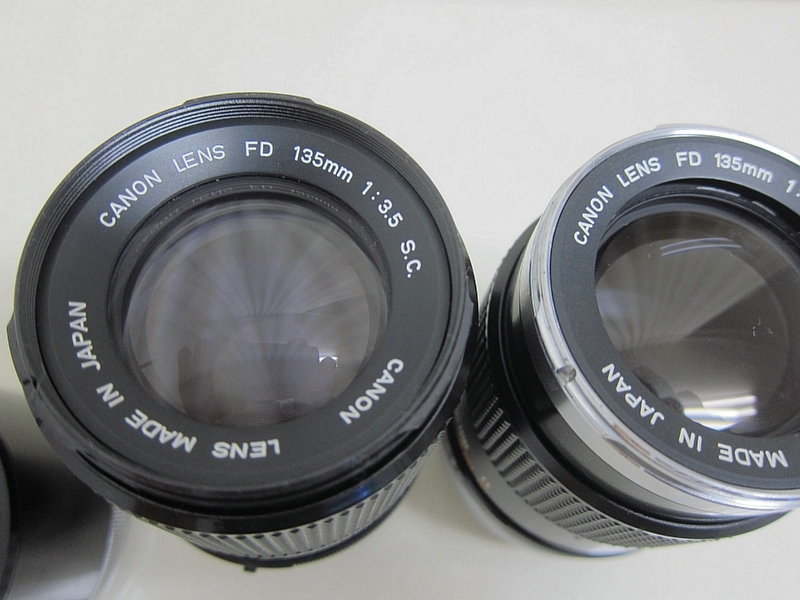 キヤノン CANON 「FD 135mm 1:3.5 s.c.」 と 「 FD 135mm 1:3.5」 と 「EXTENSION TUBE FD 50」　のセット　_画像3