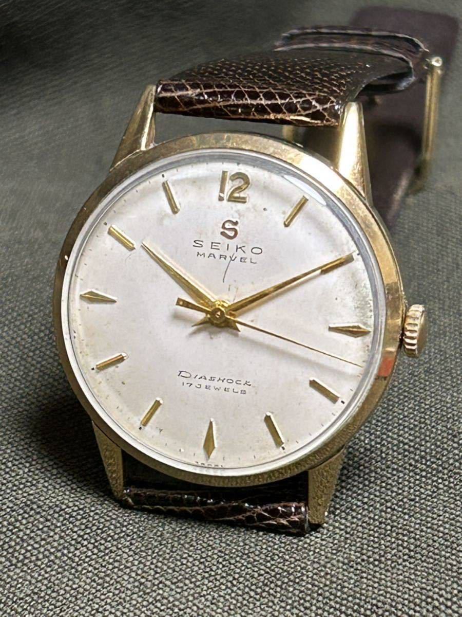 100%安い Antique SEIKO MARVEL Diashock 17 jewels その他