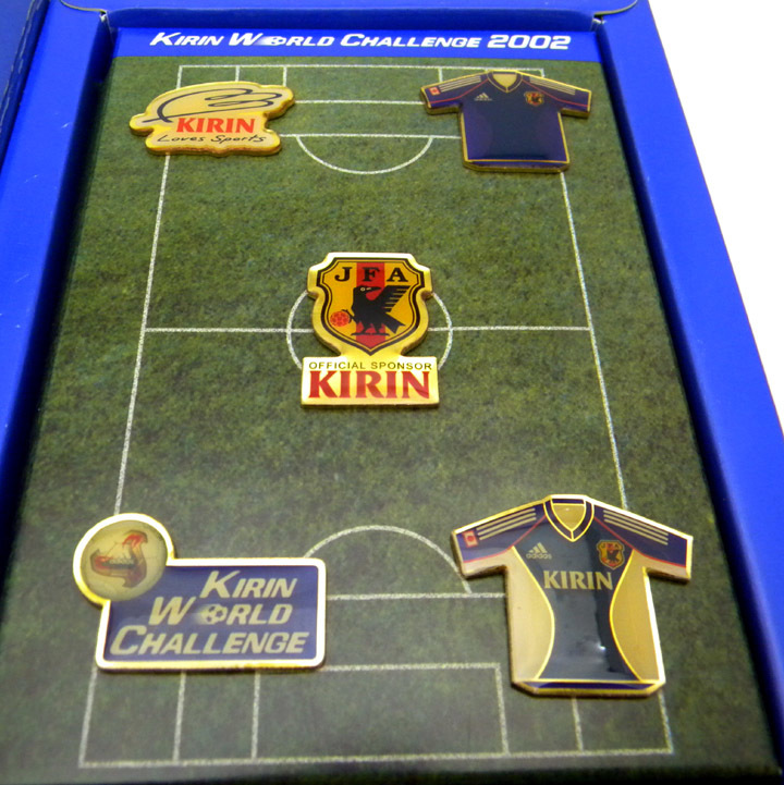 ★ 激レア！★ KIRIN ワールドチャレンジ 2002 / ピンバッチ ピンズ / 日本代表 サッカー ワールドカップ ★ 非売品・入手困難品_画像4