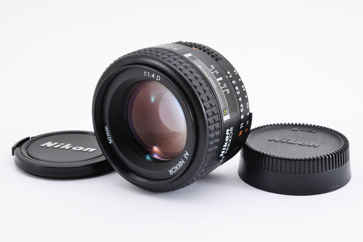 【良品】 Nikon AF Nikkor 50mm f/1.4 D Standard Prime AF Lens ニコン AF単焦点レンズ 0906 2348
