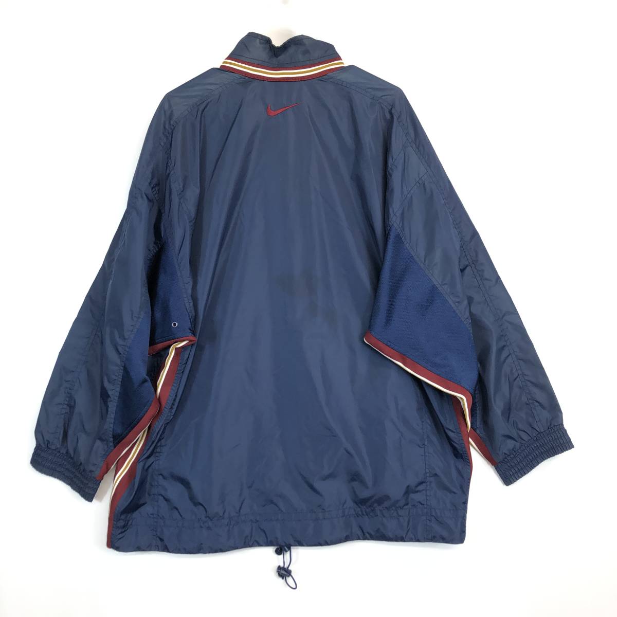 90s ナイキ NIKE 銀タグ ナイロンジャケット Lサイズ ネイビー系 90s ナイキ NIKE 銀タグ ナイロンジャケット Lサイズ ネイビー系
