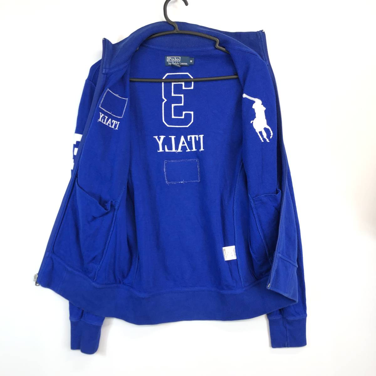 ラルフローレン Ralph Lauren コットンジップジャケット ブルー ラルフローレン Ralph Lauren コットンジップジャケット ブルー