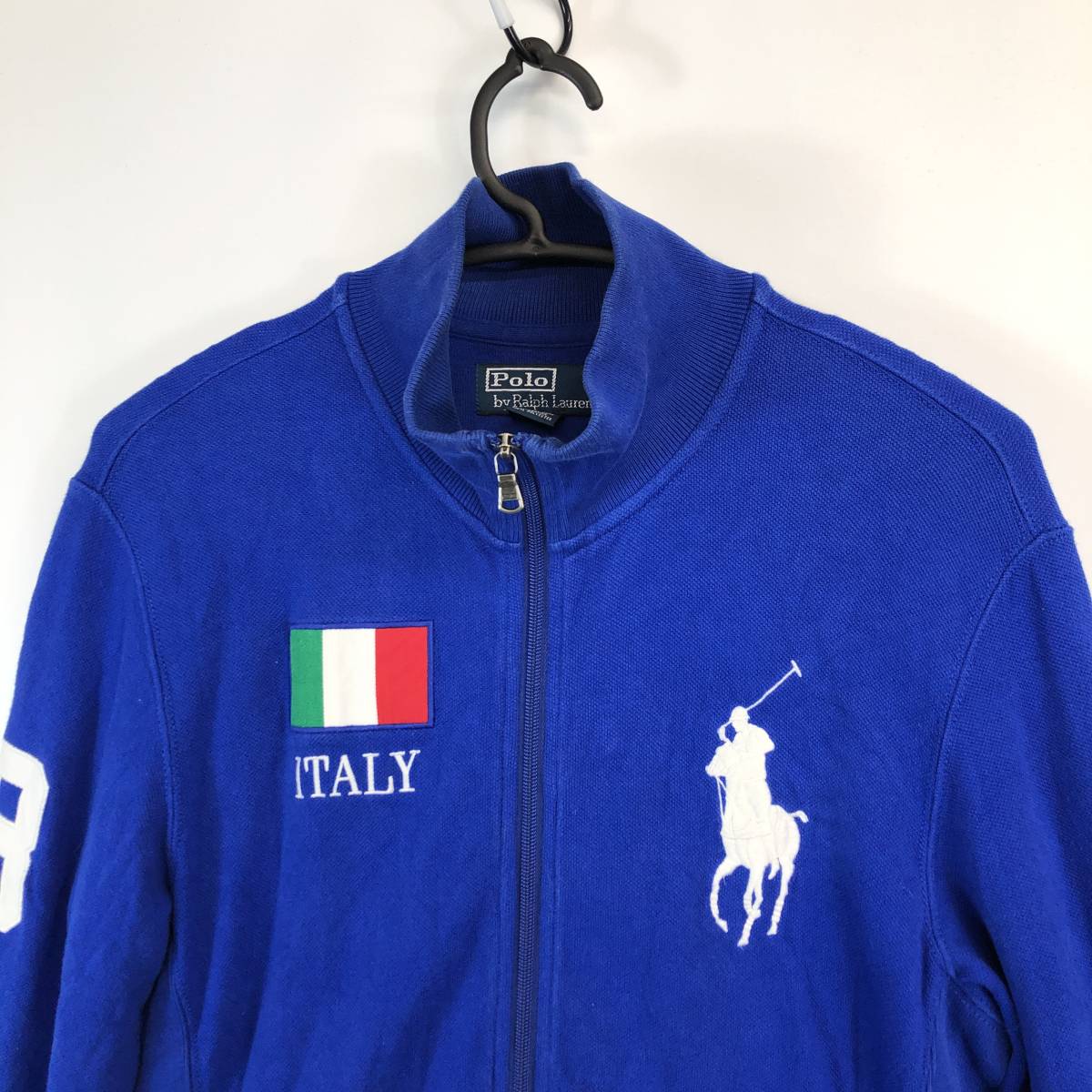 ラルフローレン Ralph Lauren コットンジップジャケット ブルー ラルフローレン Ralph Lauren コットンジップジャケット ブルー