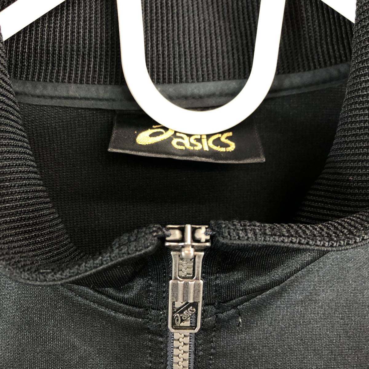 90s 日本製 アシックス asics トラックジャケット ジャージ ブラック L 90s 日本製 アシックス asics トラックジャケット ジャージ ブラック L