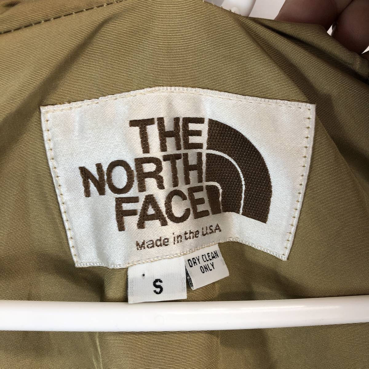 90s USA製 茶タグ復刻 The North Face ノースフェイス マウンテンパーカー レンガ Sサイズ