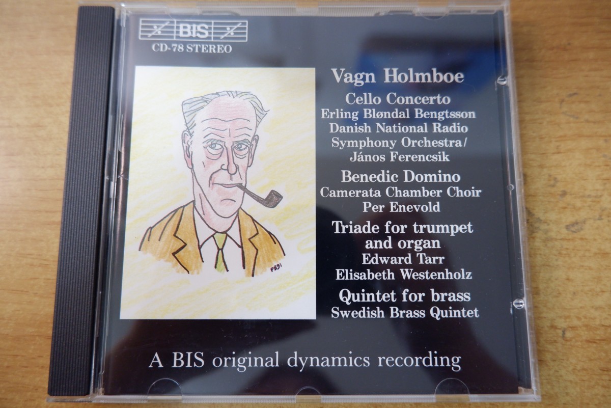 CDj-8957 Vagn Holmboe Cello Concerto / Benedic Domino / Triade For Trumpet And Organ / Quintet For Brass_画像1