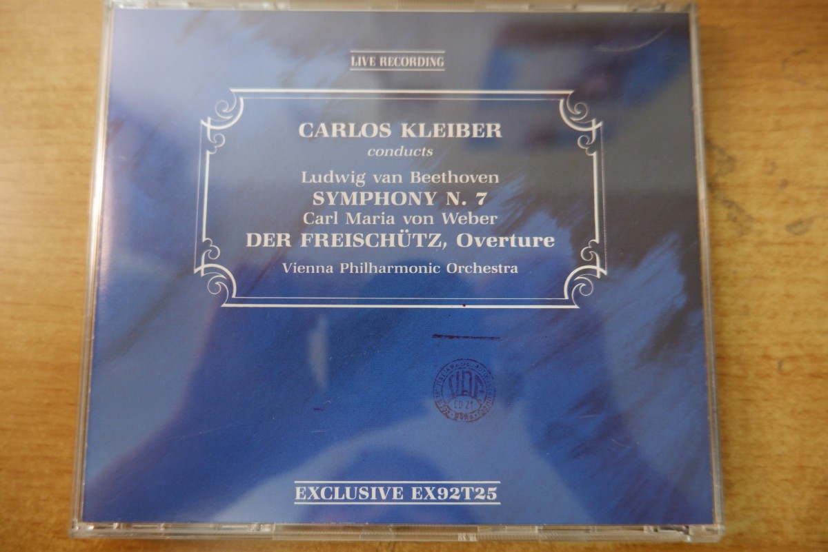 CDj-8991 Ludwig van Beethoven, Carl Maria von Weber - Carlos Kleiber, Vienna Philharmonic Orchestra / Carlos Kleiber Conducts Lud_画像2