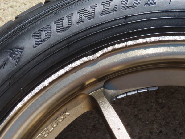 RAYS CE28N 14インチx5J+45 4H-PCD100、165/55R14 ルマン5 DUNLOP　4本タイヤセット　鍛造ホイール　VOLK RACING_画像7