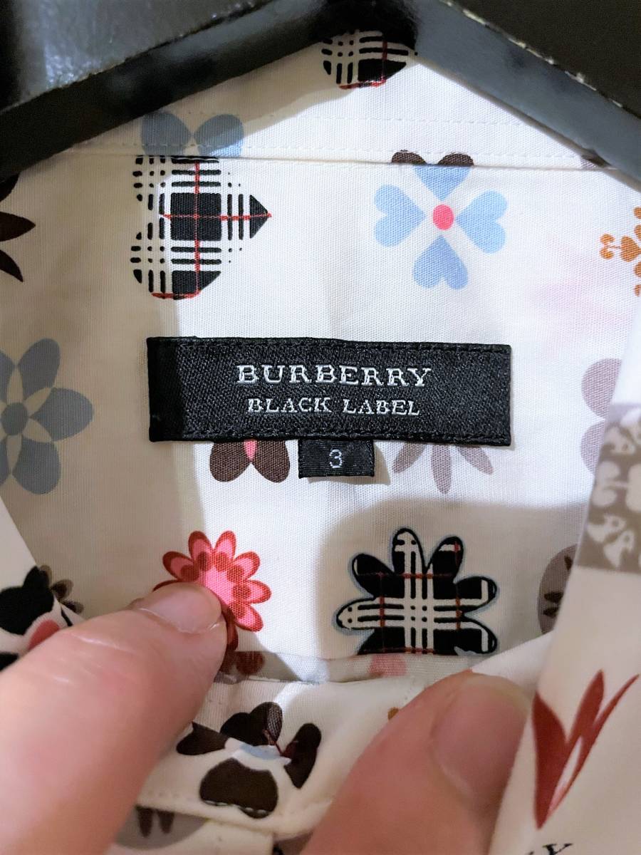 希少 バーバリーブラックレーベル BURBERRY BLACK LABEL 総柄