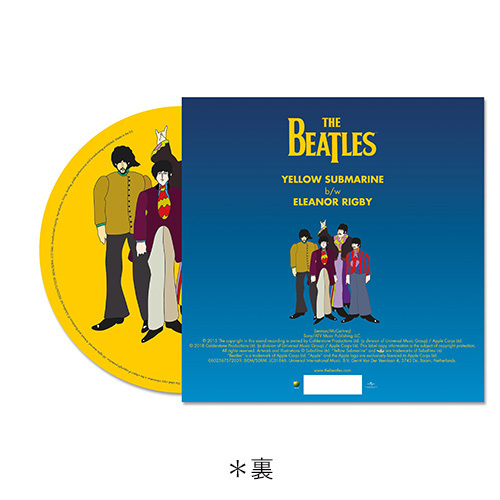 ♪人気盤・ビートルズ イエロー・サブマリン・Yellow Submarine 【国内盤限定】(ピクチャーディスク仕様/7インチアナログシングル)_画像5