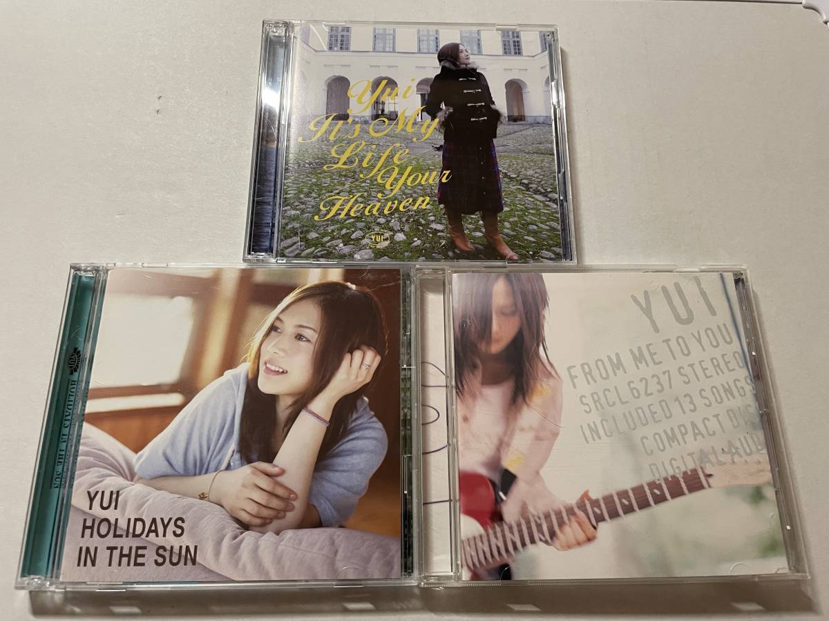 6枚セット　I LOVED YESTERDAY　CAN'T BUY MY LOVE （初回限定盤）(DVD付)他　CD YUI　Hネ-09.　中古
