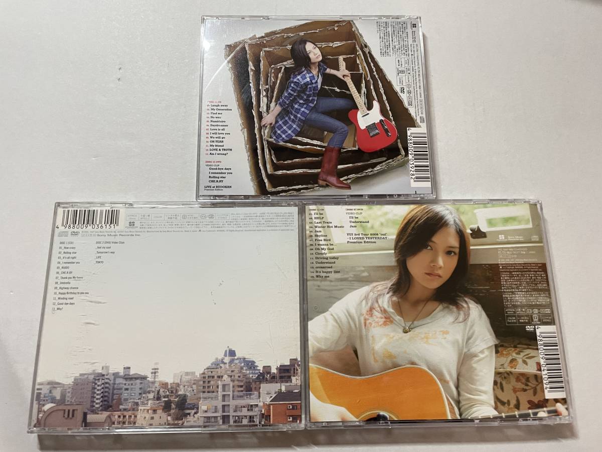 6枚セット　I LOVED YESTERDAY　CAN'T BUY MY LOVE （初回限定盤）(DVD付)他　CD YUI　Hネ-09.　中古_画像4