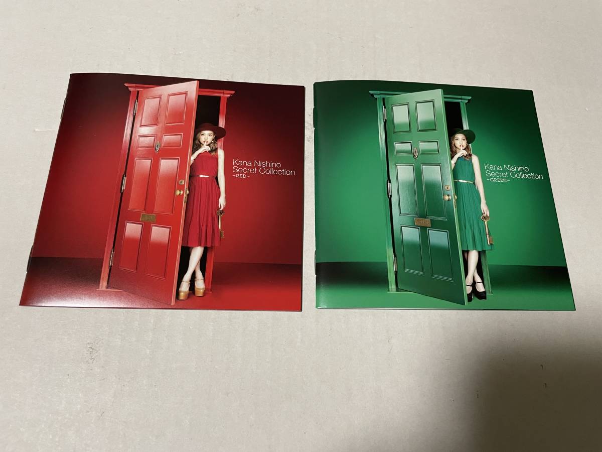 2枚セット　Secret Collection ～RED～　～GREEN～　初回生産限定盤 DVD付 CD　西野カナ　H14-09.　中古_画像5